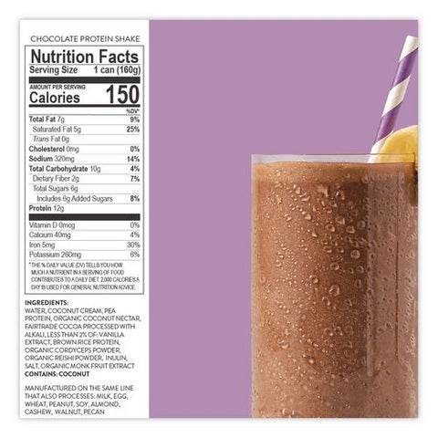 Chocolate Protein Shake Pod, 8.1 Oz, 12/carton