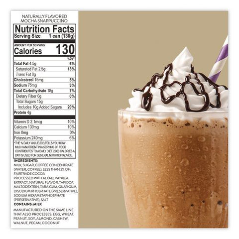 Mocha Snappucino Frozen Latte Pod, 7.1 Oz, 12/carton