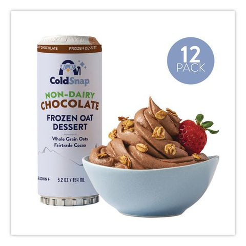 Non-dairy Chocolate Frozen Oat Dessert Pod, 5.2 Oz, 12/carton