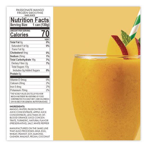 Passionate Mango Smoothie Pod, 5.4 Oz, 12/carton