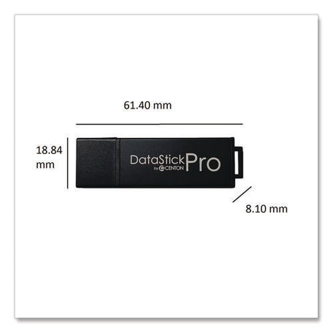 Datastick Pro Usb 3.2 Type A Flash Drive, 64 Gb, Black