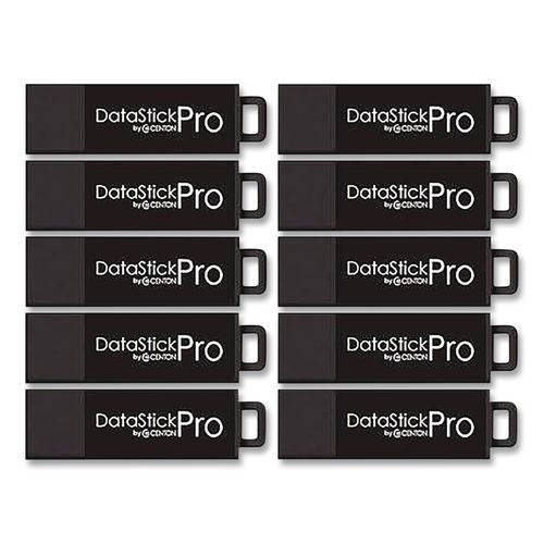 Datastick Pro Usb 3.2 Type A Flash Drive, 256 Gb, Black, 10/pack
