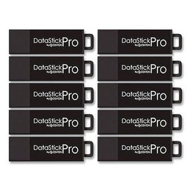 Datastick Pro Usb 3.2 Type A Flash Drive, 256 Gb, Black, 10/pack