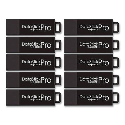Datastick Pro Usb 3.2 Type A Flash Drive, 256 Gb, Black, 10/pack