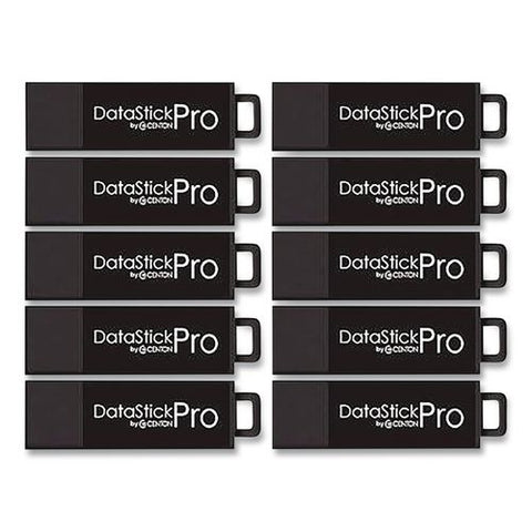 Datastick Pro Usb 3.2 Type A Flash Drive, 8 Gb, Black, 10/pack