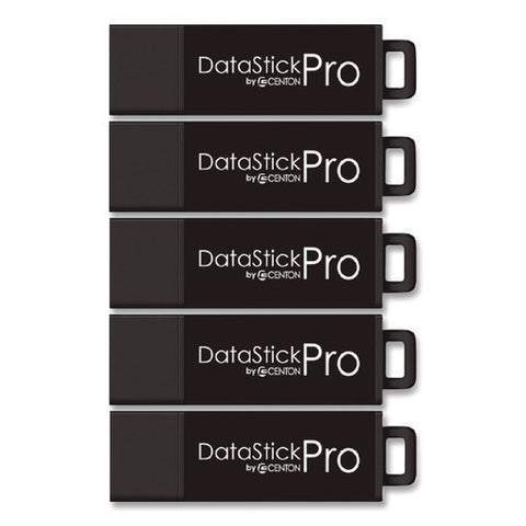 Datastick Pro Usb 3.0 Type A Flash Drive, 128 Gb, Black, 5/pack