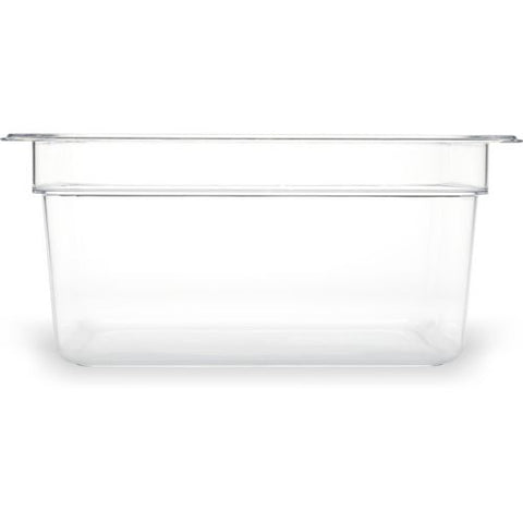 Storplus Polycarbonate Food Pan, 8.7 Qt, 10.38 X 12.75 X 6, Clear, Plastic