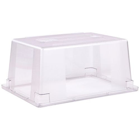 Storplus Polycarbonate Food Storage Container, 16.6 Gal, 18 X 26 X 12, Clear, Plastic