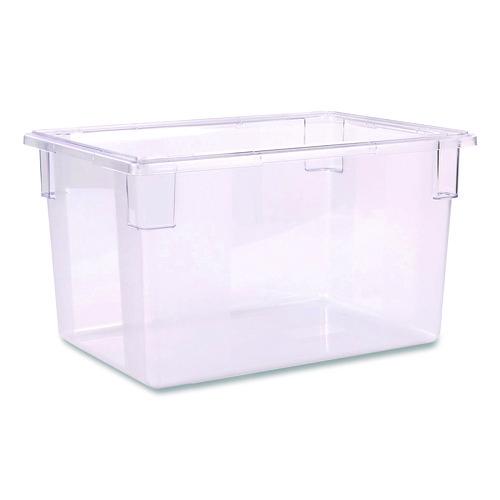 Storplus Polycarbonate Food Storage Container, 21.5 Gal, 18 X 26 X 15, Clear, Plastic