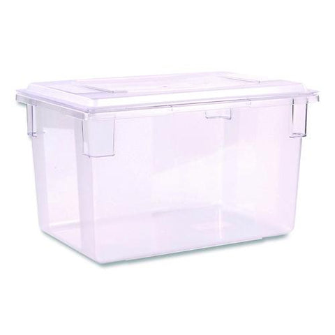 Storplus Polycarbonate Food Storage Container, 21.5 Gal, 18 X 26 X 15, Clear, Plastic
