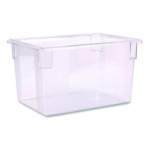 Storplus Polycarbonate Food Storage Container, 21.5 Gal, 18 X 26 X 15, Clear, Plastic
