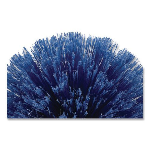 Flo-pac Round Duster With Soft Flagged Pvc Bristles, 7", Blue, Dozen