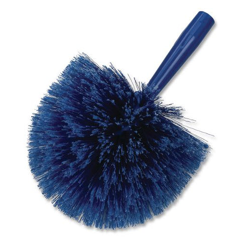 Flo-pac Round Duster With Soft Flagged Pvc Bristles, 7", Blue, Dozen