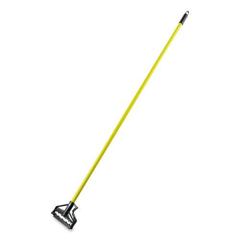 Sparta Spectrum Quik-release Fiberglass Mop Handle, 1" Dia X 60", Yellow