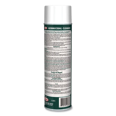 Germicidal Cleaner, Floral Scent, 19 Oz Aerosol Spray