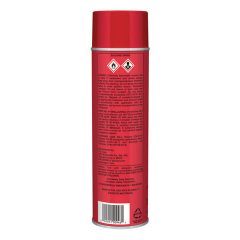 Silicone Spray, 11 Oz Aerosol Spray, 12 Cans