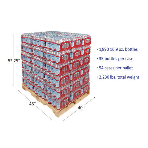 Alpine Spring Water, 16.9 Oz Bottle, 35/carton, 54 Cartons/pallet