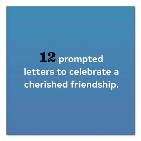 Guided Journal: Letters To My Friend, Multicolor Cover, (12) 4.25 X 8 Sheets