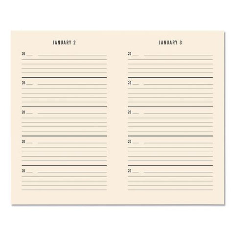 Guided Journal: One Line A Day, A Five-year Memory Book, Tan Cover, (372) 6.12 X 3.75 Sheets