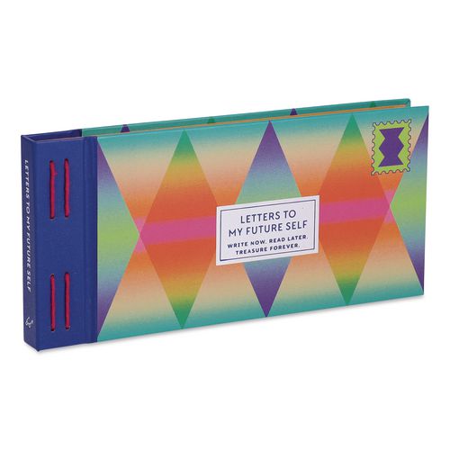 Guided Journal: Letters To My Future Self, Multicolor Cover, (12) 3.5 X 7.75 Sheets