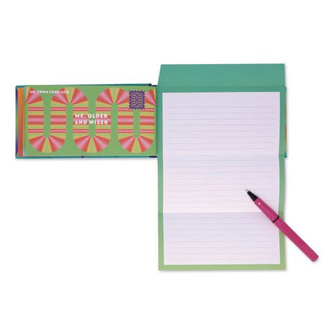 Guided Journal: Letters To My Future Self, Multicolor Cover, (12) 3.5 X 7.75 Sheets