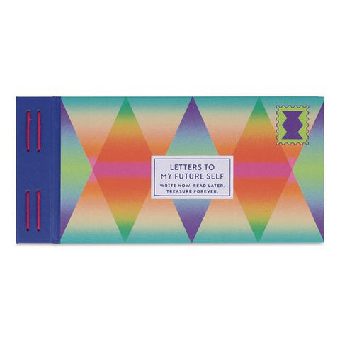 Guided Journal: Letters To My Future Self, Multicolor Cover, (12) 3.5 X 7.75 Sheets