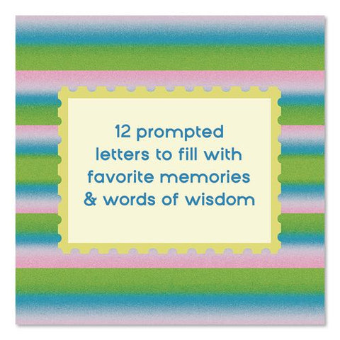 Guided Journal: Letters To My Future Self, Multicolor Cover, (12) 3.5 X 7.75 Sheets