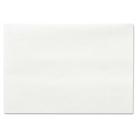 Masslinn Shop Towels, 1-ply, 12 X 17, Unscented, White, 100/pack, 12 Packs/carton