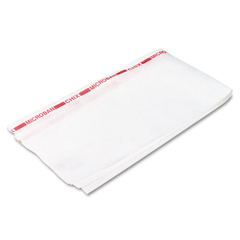 Food Service Towels, 13 X 21, Red/white, 150/carton