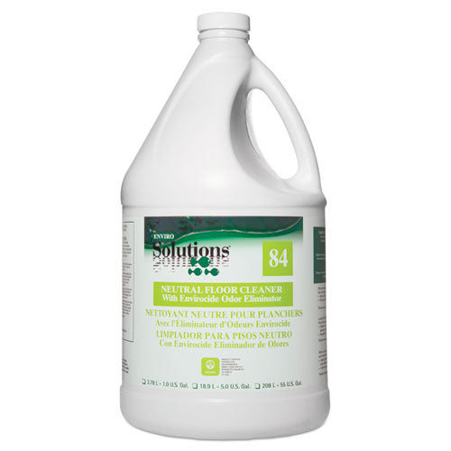84 Neutral Floor Cleaner With Envirocide, Floral Scent, 3.78 L Bottle, 4/ct
