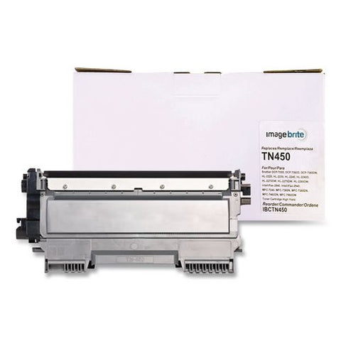 Compatible Tn450 High-yield Toner, 2,600 Page-yield, Black