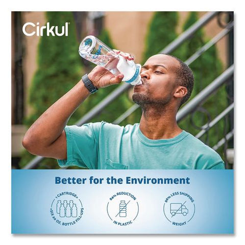 Flavor Water Bottle Kit, 22 Oz, White