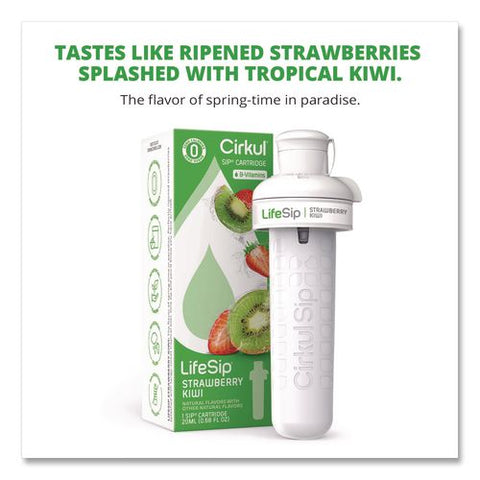 Lifesip Flavor Cartridge, Sugar-free Strawberry Kiwi
