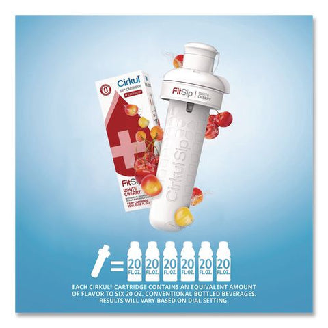 Fitsip Flavor Cartridge, Sugar-free White Cherry