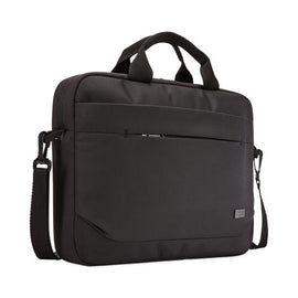 Advantage Laptop Attache, Fits Devices Up To 15.6", Polyester, 16.1 X 2.8 X 13.8, Black