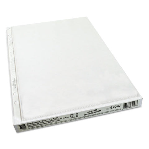 Heavyweight Poly Sheet Protectors, Clear, 2", 14 X 8.5, 50/box