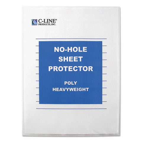 Top-load No-hole Sheet Protectors, Heavyweight, Clear, 2" Capacity, 25/box