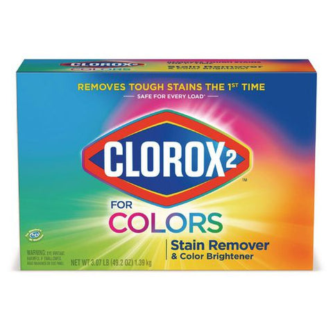 Stain Remover And Color Brightener Powder, Original, 49.2 Oz Box, 4/carton