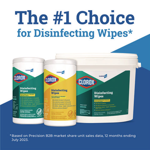 Disinfecting Wipes, 1-ply, 7 X 8, Lemon Fresh, White, 75/canister