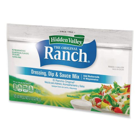 The Original Ranch Dry Mix, Buttermilk Recipe, 3.2 Oz Packet, 18/carton
