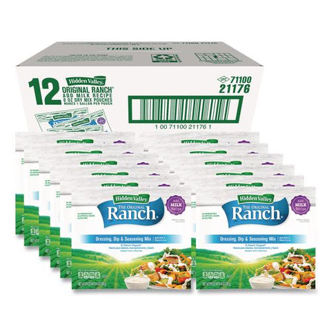 The Original Ranch Dry Mix, Milk Recipe, 8 Oz Packet, 12/carton
