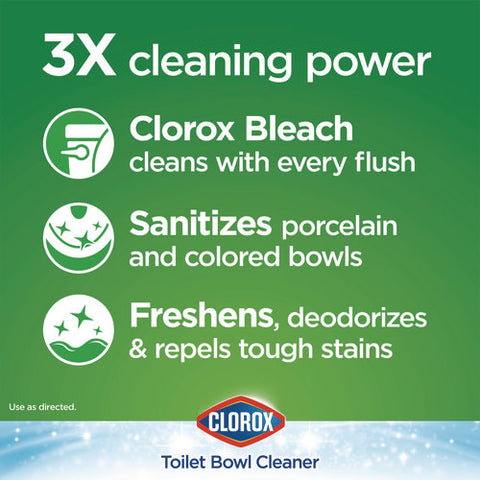 Ultra Clean Toilet Tablets Bleach, 3.5 Oz Tablet, 2/pack, 6 Packs/carton