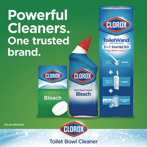 Ultra Clean Toilet Tablets Bleach, 3.5 Oz Tablet, 2/pack, 6 Packs/carton