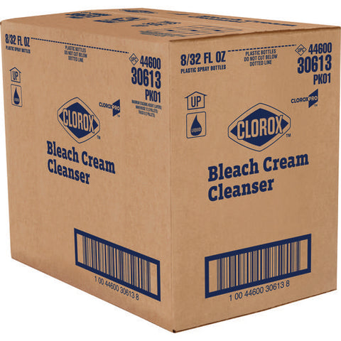 Bleach Cream Cleanser, Fresh Scent, 32 Oz Bottle, 8/carton