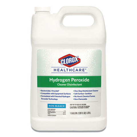 Hydrogen-peroxide Cleaner/disinfectant, 1 Gal Bottle, 4/carton