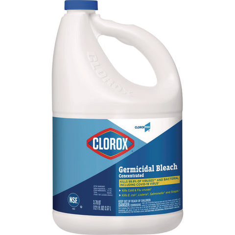 Concentrated Germicidal Bleach, Regular, 121 Oz Bottle