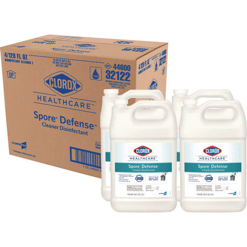 Spore Defense Cleaner Disinfectant, Closed System, 1 Gal Refill Bottle, 4/carton