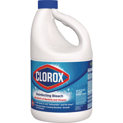 Concentrated Regular Disinfecting Bleach, 81 Oz Bottle, 6/carton