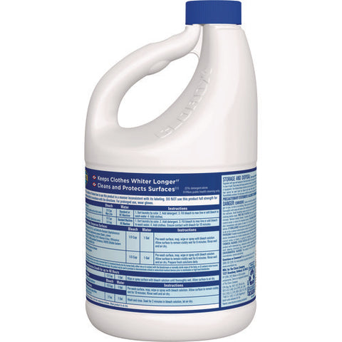 Concentrated Regular Disinfecting Bleach, 81 Oz Bottle, 6/carton