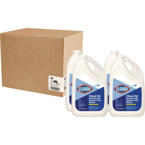 Cloroxpro Clean-up Disinfectant Cleaner With Bleach, 128 Oz Refill Bottle, 4/carton